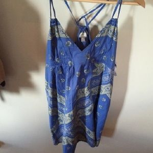 Blue bandana converse dress size xl